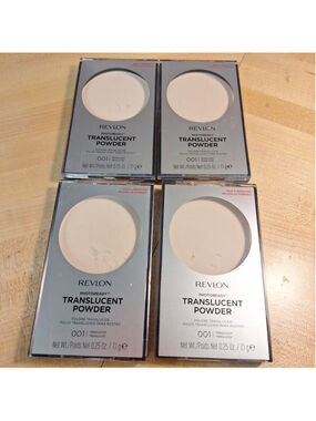 Lot Of 4 Revlon PhotoReady Finisher Pressed Powder 001 Translucent NEW Makeup